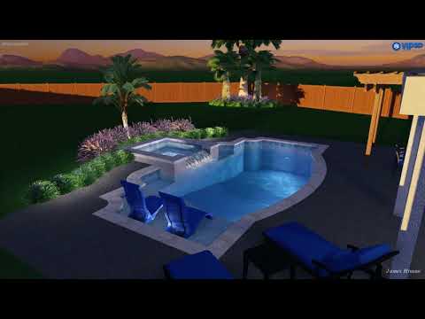 Blue Science Pools - The Kitchens Family - James Hinson