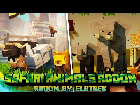 Ultimate Safari Animals Mod for Minecraft PE - Survive with Shizo