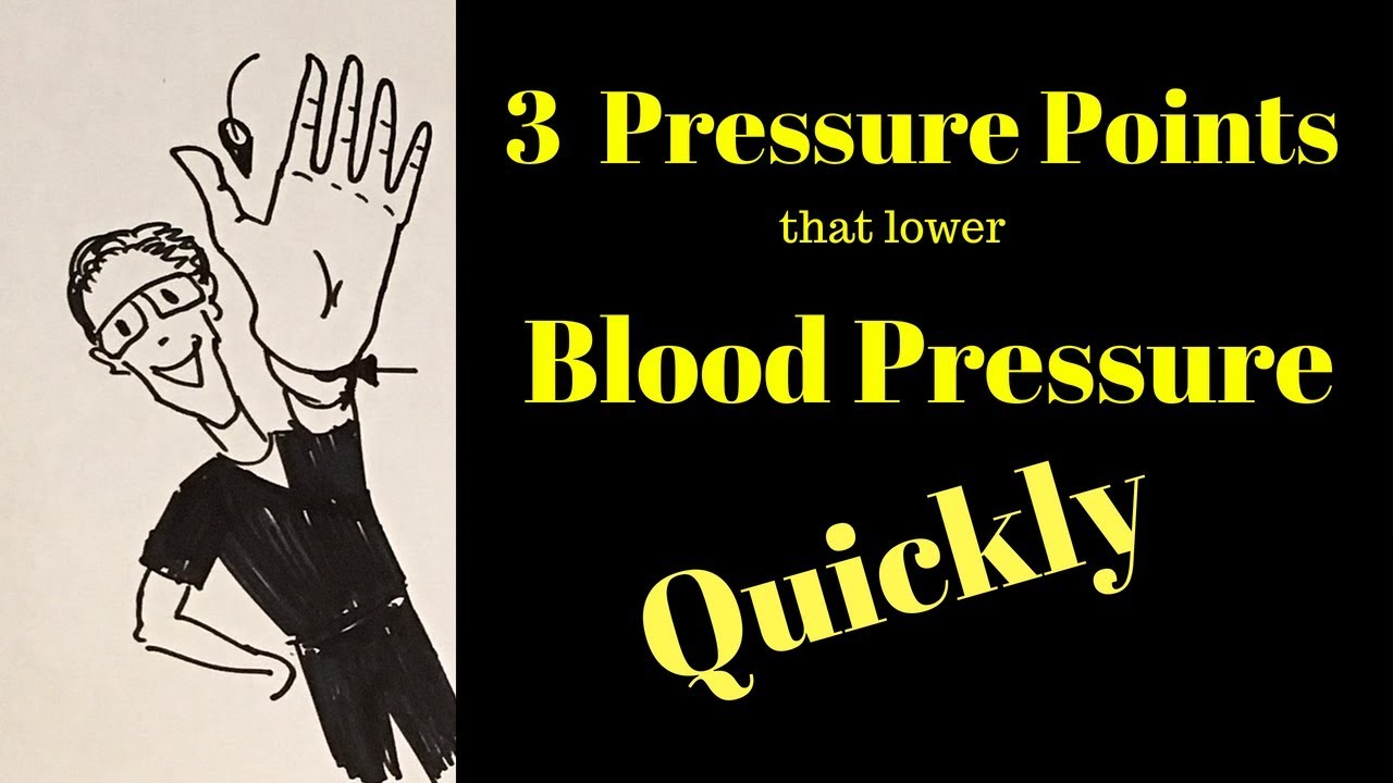 3 PRESSURE POINTS that lower blood pressure QUICKLY