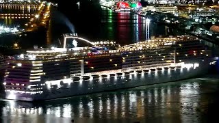 cruise ship MSC Divina arriving to Miami