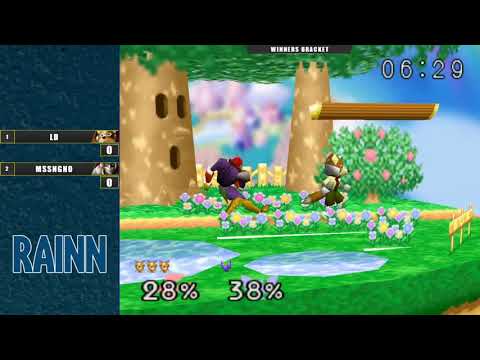 Charity West - LD (Fox) Vs. MssngN0 (Captain Falcon) Super Smash Bros. - SSB64