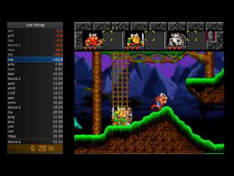 The Lost Vikings 1 player 2 controllers WR 50:55