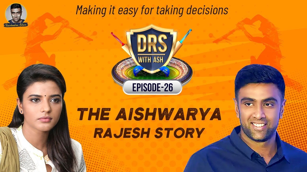 The Carrom Ball Connection | The Aishwarya Rajesh Story | DRS with Ash | R Ashwin