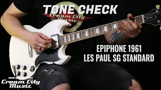 Video thumbnail for TONE CHECK: Epiphone 1961 Les Paul SG Standard Demo by Cream City Music