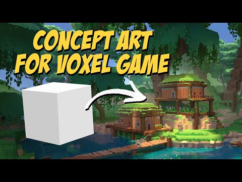 How to use MagicaVoxel for Concept Art