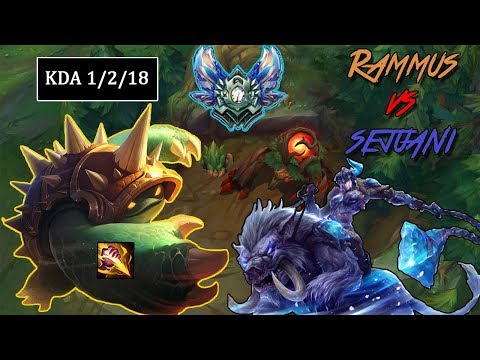 League of Legends Patch 8.5 Diamond Elo Jungle Gameplay | Rammus vs Sejuani