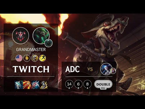 Twitch ADC vs Jinx - NA Grandmaster Patch 11.12