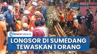 Banjir & Longsor Terjang Sumedang hingga Rusak Rumah Warga, 1 Korban Ditemukan Tewas Tertimbun