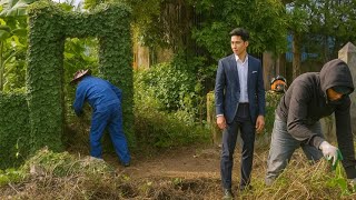 The young man returned to clean and renovate the abandoned house to get married