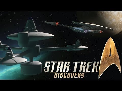 USS Discovery Arrives at K7 Trekyards Animations 1080HD