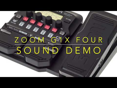Zoom G1X Four   Sound Demo   No Talking
