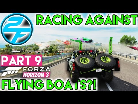 RACING AGAINST FLYING BOATS?! | Forza Horizon 3 Walkthrough Gameplay Part 9