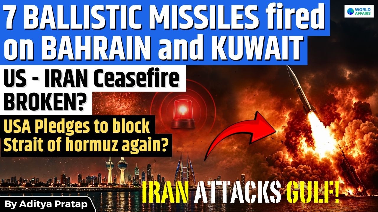 US-Iran War Escalates: Missiles Intercepted Over Kuwait, Bahrain on High Alert