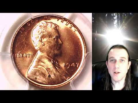 For sale on Ebay 1947 P Lincoln Wheat Cent Penny PCGS MS 65 RD 37590039