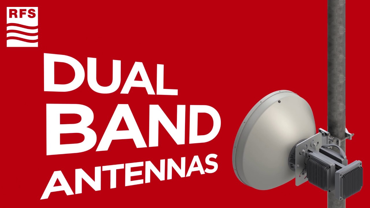 RFS Dual Band Microwave Antenna