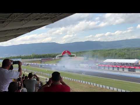 ETRC Truck Race Incident Autodrom Most 2023-08-26 FIA Truck Rennen Unfall