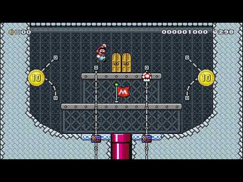 Return to Firetrack Castle by ZainAurion - Super Mario Maker 2 - No Commentary 1bw