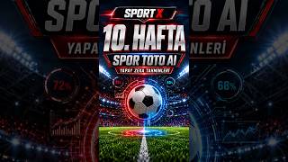 Akıllı Analiz Spor Toto 10. Hafta Spor toto  Tahminleri   #türkiye #football
