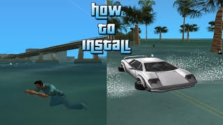 How to Install GTA Vice City Swimming Mod , FLOOD Mod (PC)
