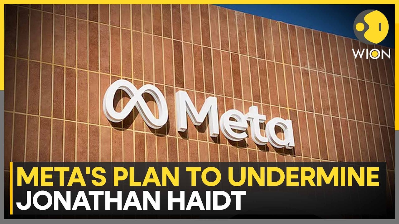 Unsealed Files Show Meta's Plot To Discredit Haidt | WION News