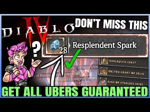 Diablo 4 - Get ALL Uber Uniques 100% No RNG Easy - Season 4 Uber Unique Fast Farm Guide & More!