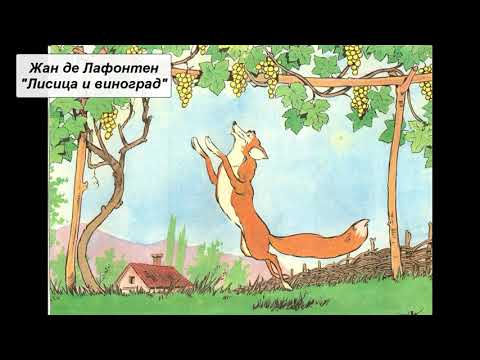 Жан де Лафонтен "Лисица и виноград"  Учебник Вслух