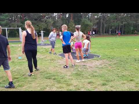 Klubb Syd center flickorna tillsammans med Botkyrka basket flickorna  in Lithuania.