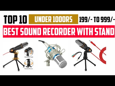 Top 10 Best microphone | Best sound recorder under 1000 | sound recorder with stand price, features