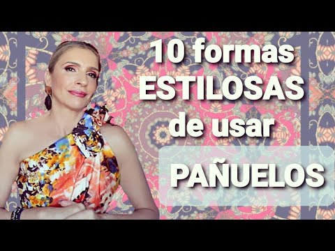10 IDEAS elegantes para usar tus PAÑUELOS como prendas de ropa. (Tu asesora de imagen y moda)
