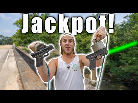 We Just Hit The Magnet Fishing JACKPOT - New Criminal Dumping Ground Discovered While Magnet Fishing