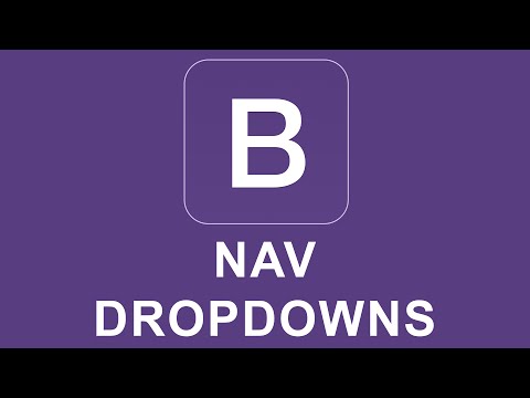 Bootstrap 4 Tutorial 34 Nav Dropdowns
