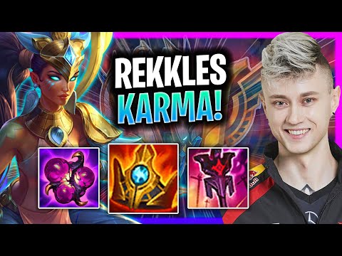 REKKLES IS INSANE WITH KARMA! | T1 Rekkles Plays Karma Support vs Thresh!  Season 2024