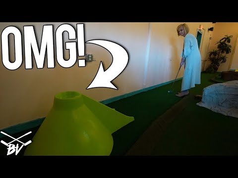 WE HAVE NEVER SEEN A MINI GOLF COURSE DO THINGS LIKE THIS! - LUCKY HOLE IN ONES!