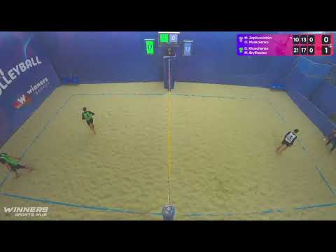 23:55 M. Zapliusvichka/O. Moskalenko-D. Kharchenko/M. Brylliantov20.12.2022|Winners Beach Volleyball