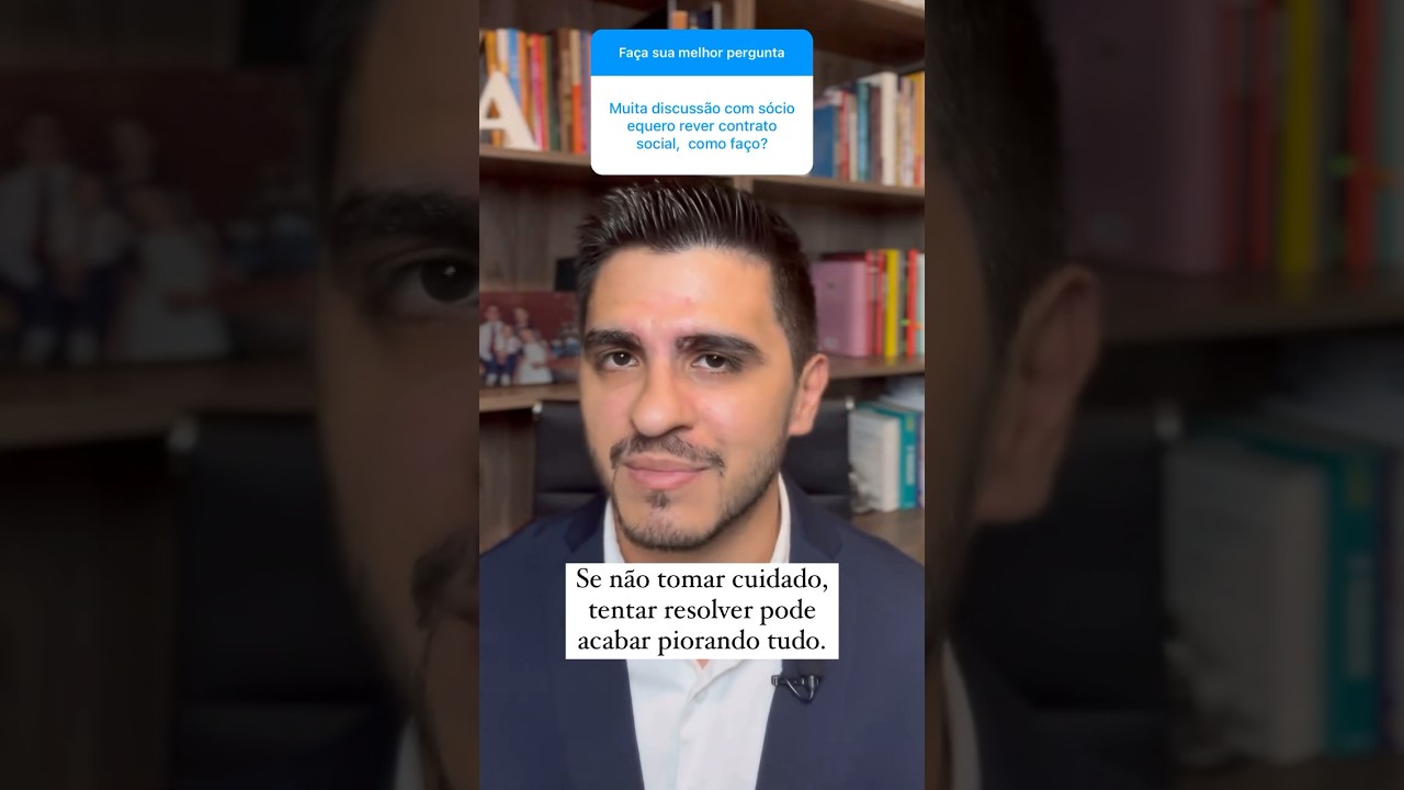 Conflito com sócio: tentar resolver pode até piorar a situação #empreendedorismo #negocios #advogado