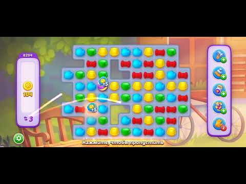 Homescapes ASMR let's play ▶️ game 🎮 hard level 8294 Big Boosters Game 🎯