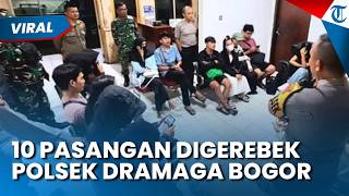 10 PASANGAN TAK NIKAH DIGEREBEK Polsek Dramaga Bogor, Cuma Bisa Nunduk saat Diperiksa Polisi