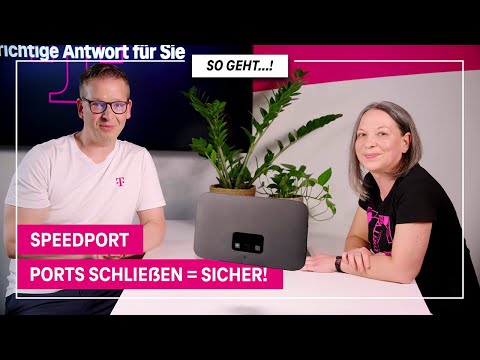 Speedport sicher machen - Portfreigaben schließen und Hacker abwehren!