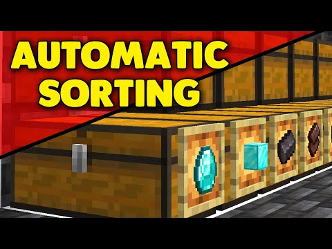 How To Build An Automatic Item Sorter In Minecraft 1.19+