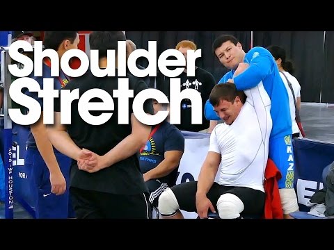 Shoulder Stretch & Warm Up Alexandr Zaichikov & Zhassulan Kydyrbaev 2015 Worlds