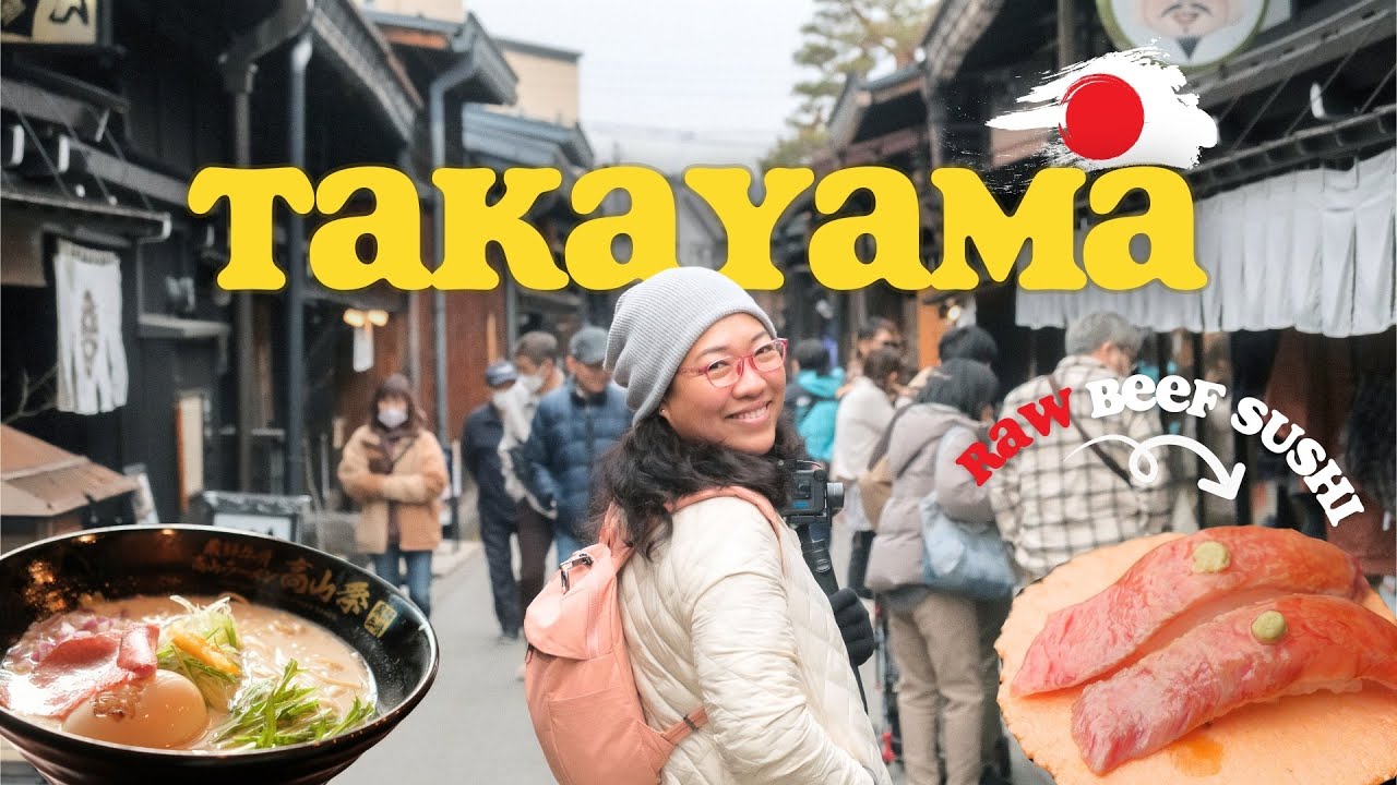 Join a tourist as she embarks on an exploration of Takayama's charming Old Town.
