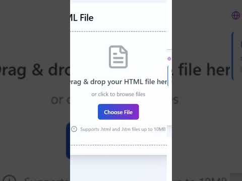 How to Upload an HTML File to a Website for Free