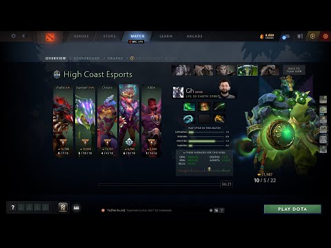 dota2sup Gh Earth Spirit - High Coast vs Nigma - DPC winter 21