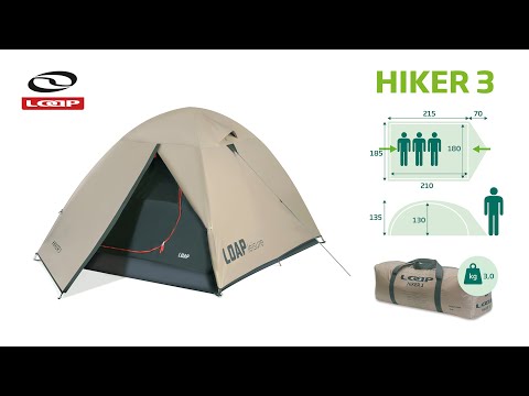LOAP HIKER 3 / IDAHO 3 - stan pro 3 osoby / tent for 3 persons | www.loap.cz