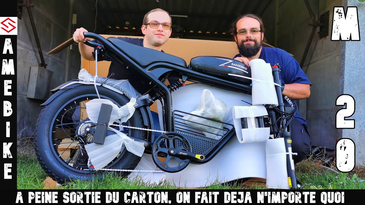 Review of SAMEBIKE M20 electric dirt bike e-motorcycle 1000W high-torque