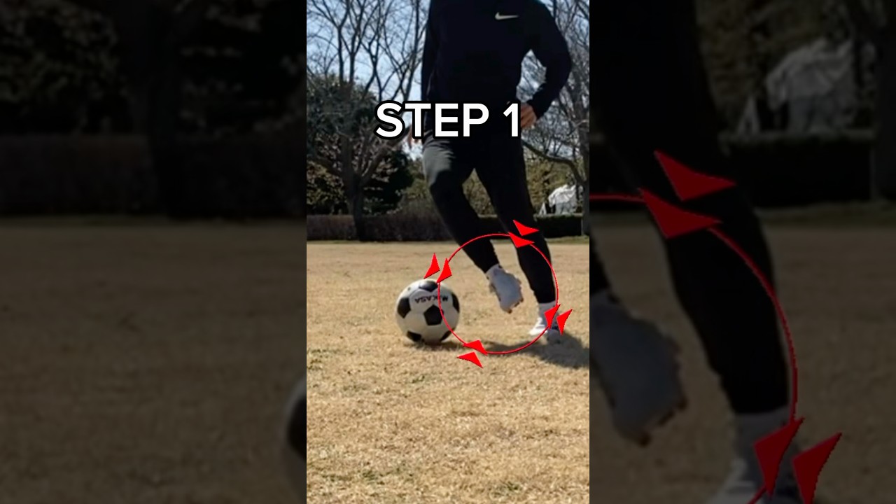 Football skill tutorial⚽️⚡️ #football #soccer #futebol #futbol #축구