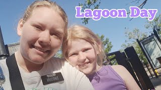 Lagoon Amusement Park New Ride! w/ @lifewithgrannyt How Many Times Did Ellie Go Down the Waterslide?