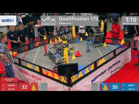 2018 VRC Res Q172 - 2993M 5327B vs 9823C 2011C - 121 to 84