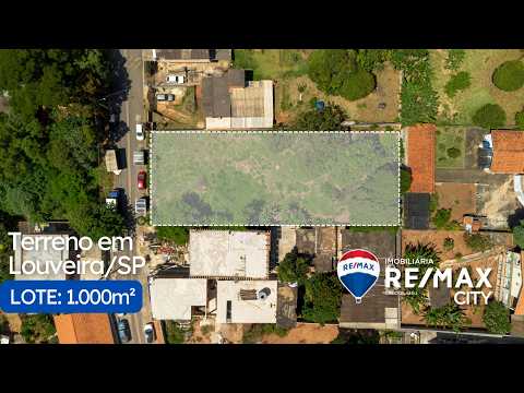 🏠TERRENO À VENDA | Terreno com 1.000m² em Louveira, São Paulo | REMAX CITY