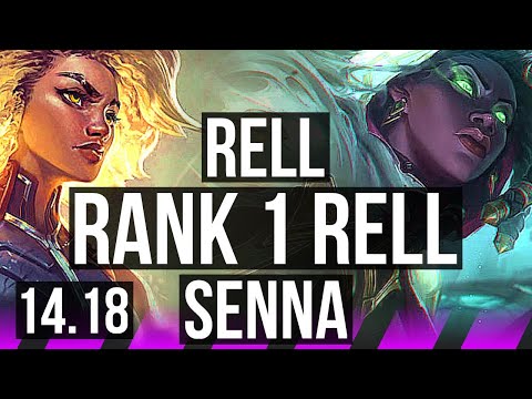RELL & Ezreal vs SENNA & Vladimir (SUP) | Rank 2, Rank 1 Rell | NA Challenger | 14.18